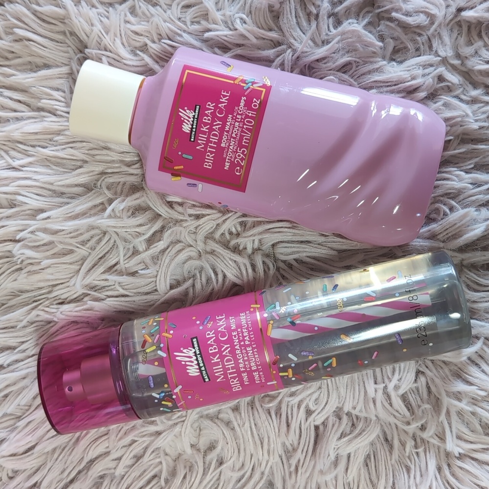 BBW Limited Edition 🥧 Milk Bar Birthday Cake Bath & Body Duo